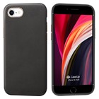 CaseUp Apple iPhone SE 2022 Kılıf Leather Woven Kılıf Siyah